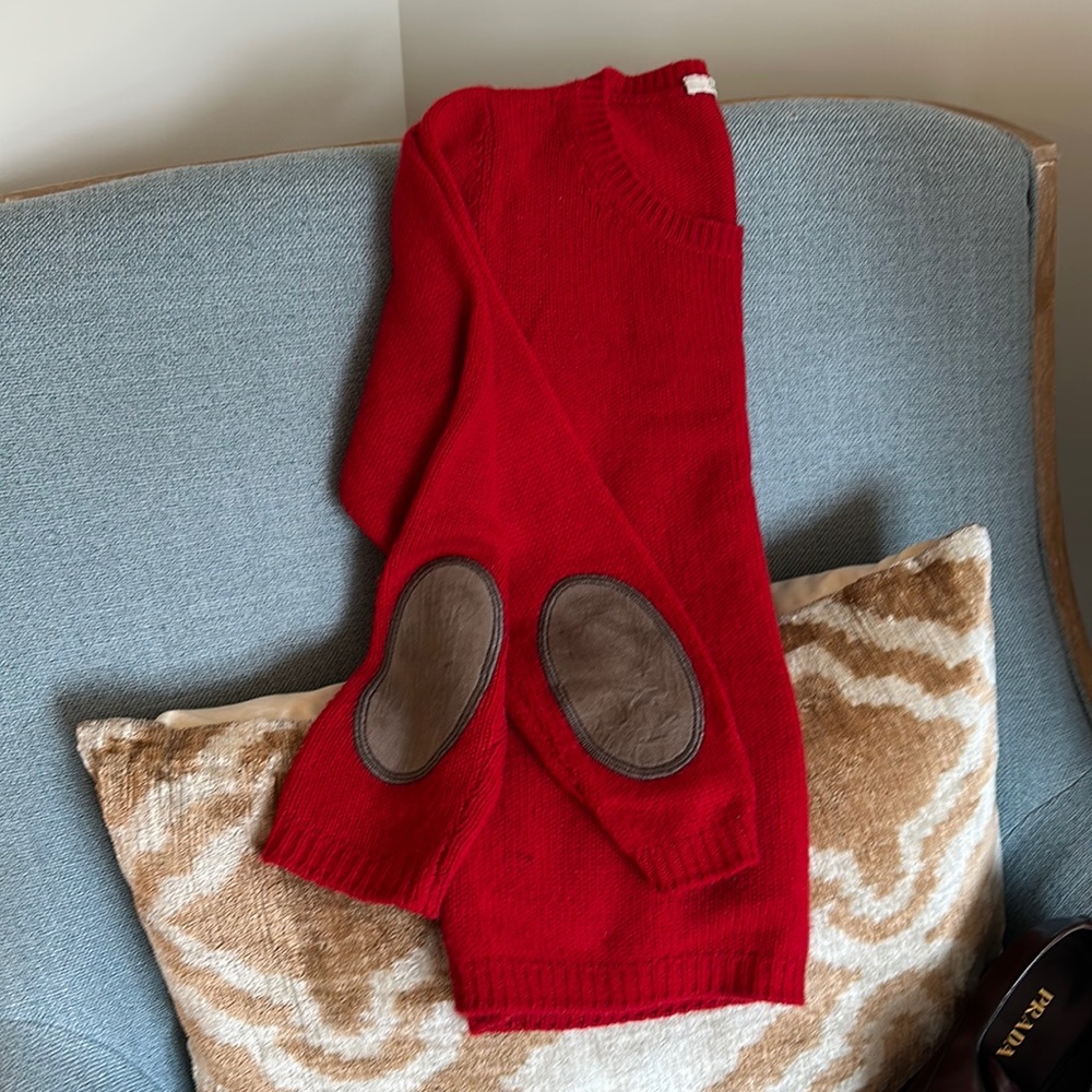 Prada red cashmere sweater, size 44,